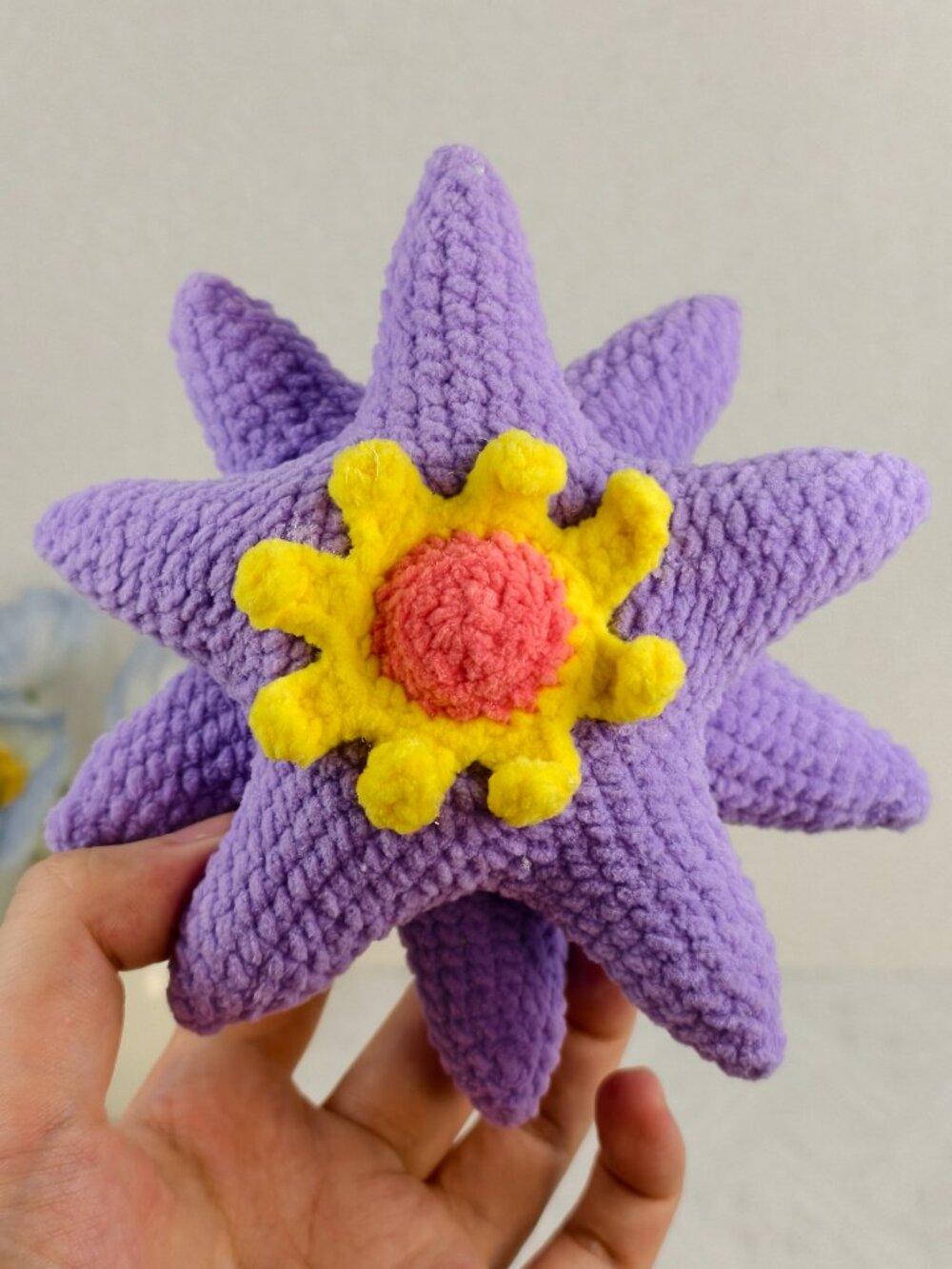 Handmade Amigurumi Crochet Pokémon Starmie Plushie